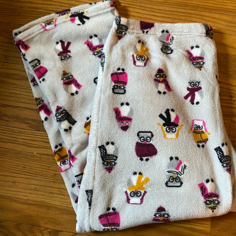 Fuzzy pj set pants and shirt